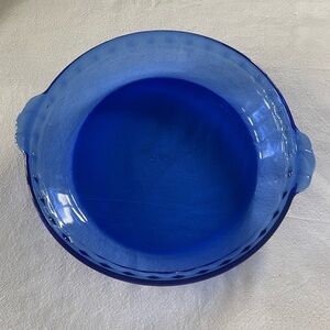 Vintage Pyrex Cobalt Blue Pie Plate #229-25 – 9.5” Classic Bakeware Beauty